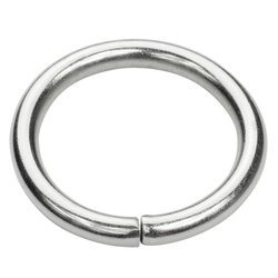 Kółko kaletnicze do torebki szelek kombinezonu 25 mm srebrne 100 szt.