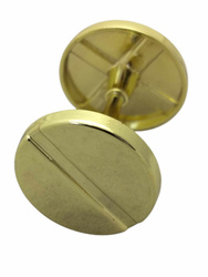 Nit skręcany 28 mm kaletniczy metalowy śrubka do torebek złoty  1 szt.