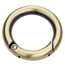 Otwierane kółko metalowe do toreb typu szekla miedziane 5,/6