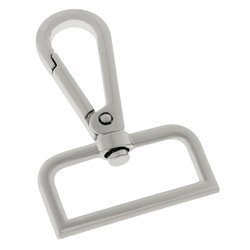 Karabińczyk zapięcie typ 30-C rybka srebrny