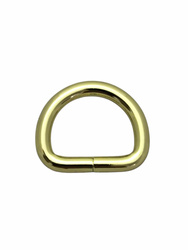 Półkółka kaletnicze do torebki szelek kombinezonu paska 20 mm złote 1 szt.