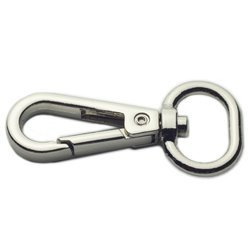 Karabińczyki zapięcie typ 15K rybka srebrny