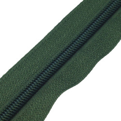 Taśma suwakowa zamek błyskawiczny khaki 1mb