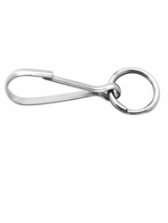 Karabińczyki z kółkiem 10 mm do smyczy taśm 100 szt.