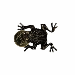 Żaba ze Znalu w Pokryciu Niklowym – Stare Złoto ( 40 mm)