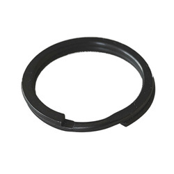 Kółka płaskie do kluczy breloków 20 mm 10 szt. czarne