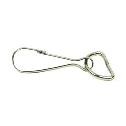 Karabińczyki z półkółkiem 15 mm do smyczy taśm 100 szt.