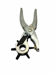 Dziurkacz Revolverowy do Skóry, Tkanin i Papieru – 6 Rozmiarów Otworów