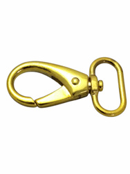 Karabińczyki zapięcie typ 20-A rybka złoty 10 szt.