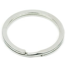 Kółka płaskie do kluczy breloków 30 mm 100 szt.