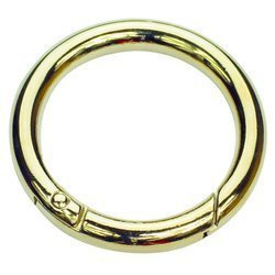 Otwierane kółko metalowe do toreb typu szekla złote 35/6