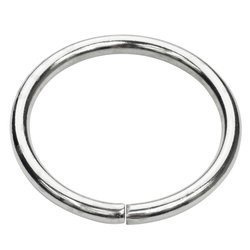 Kółko kaletnicze do torebki szelek kombinezonu 35 mm srebrne 100 szt.